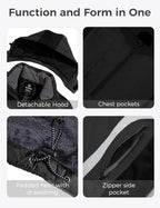 Men'S Mountain Waterproof Ski Jacket Warm Winter Snowboarding Jacket Snow Rain Coat