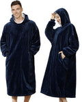Wearable Blanket Hoodie, Oversized Warm Sherpa for Adults Teens