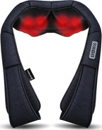 Women Men Gifts, Shiatsu Back Shoulder & Neck Massager with Heat