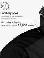 Men'S Mountain Waterproof Ski Jacket Warm Winter Snowboarding Jacket Snow Rain Coat