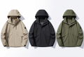 Spring and Autumn Thin Breathable Waterproof Windproof Detachable Mountain Hiking Camping Mountaineering Jacket